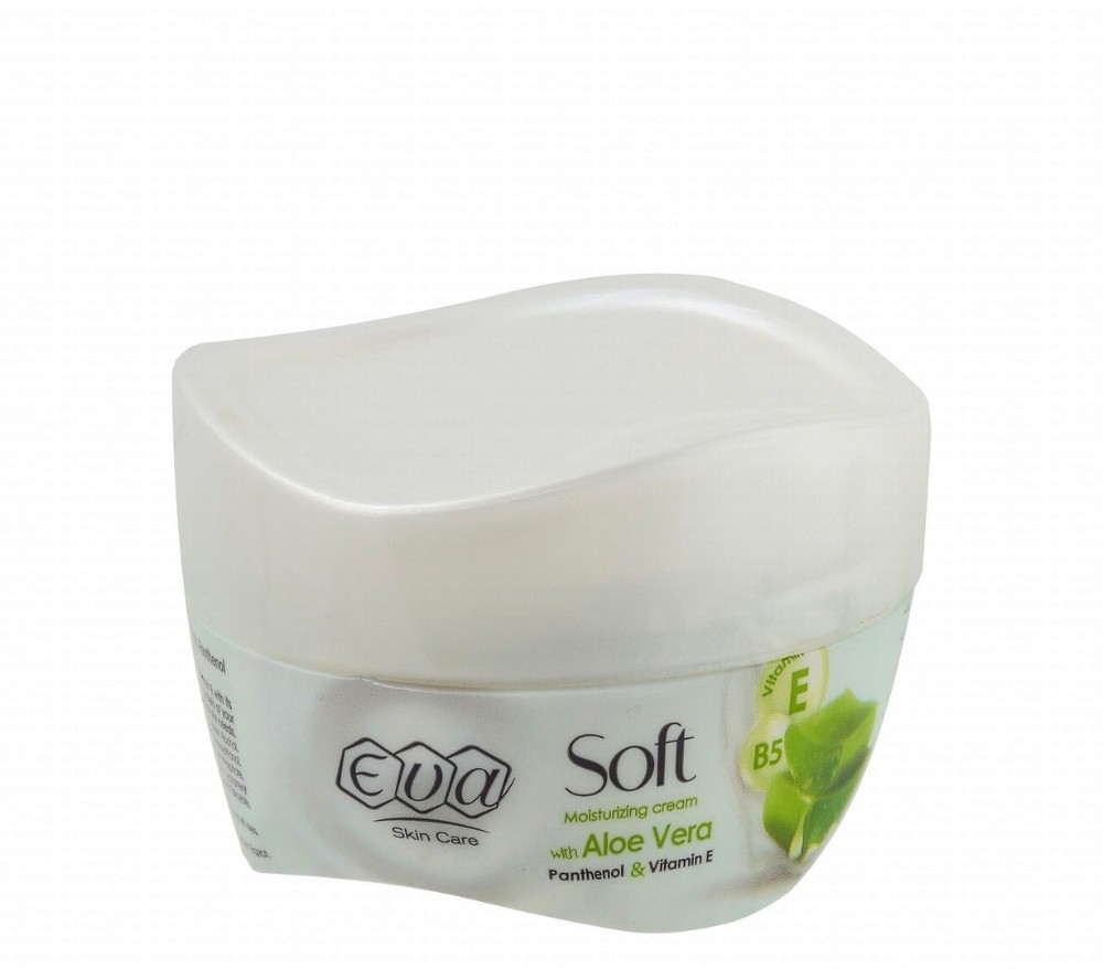 Eva Skin Care Soft Moisturizing Face Cream with Aloe Vera, Panthenol & Vitamin E