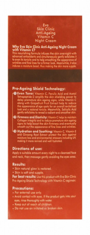 Eva Skin Clinic Glowing & Anti-Aging Facial Night Cream with Vitamin C