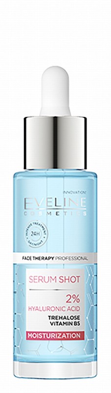 Eveline 2% Hyaluronic Acid Moisturizing Face Serum with Vitamin B5