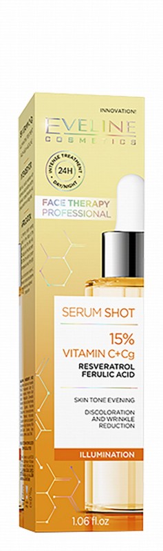 Eveline 24H 15% Vitamin C+Cg Illuminating Face Serum