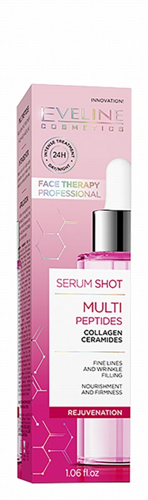Eveline 24H Rejuvenating Face Serum with Collagen & Multi-Peptides