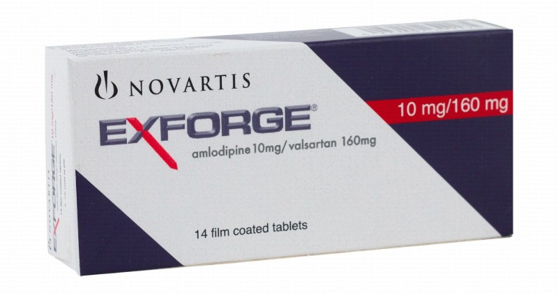 Exforge 10mg Amlodipine & 160mg Valsartan