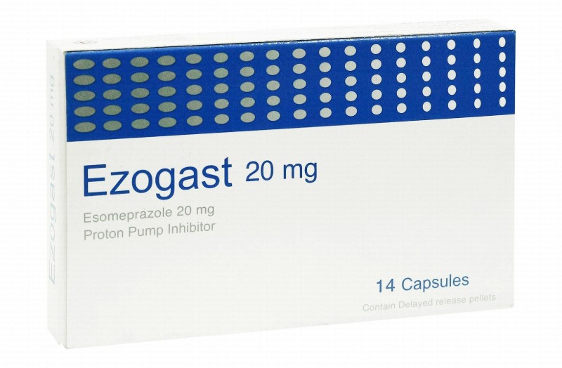 Ezogast 20mg Esomeprazole Proton Pump Inhibitor