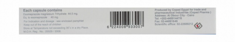 Ezogast 40mg Esomeprazole Proton Pump Inhibitor