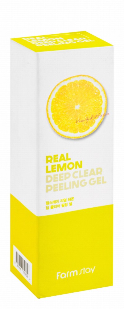 Farm Stay Deep Clear Moisturizing Peeling Gel with Real Lemon Extract for Dry Skin