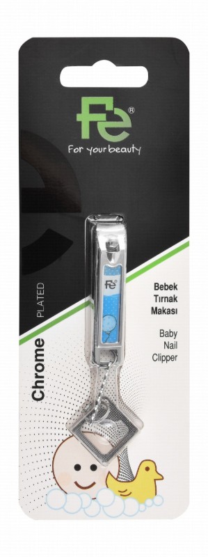 Fe Blue Chrome Plated Baby Nail Clipper