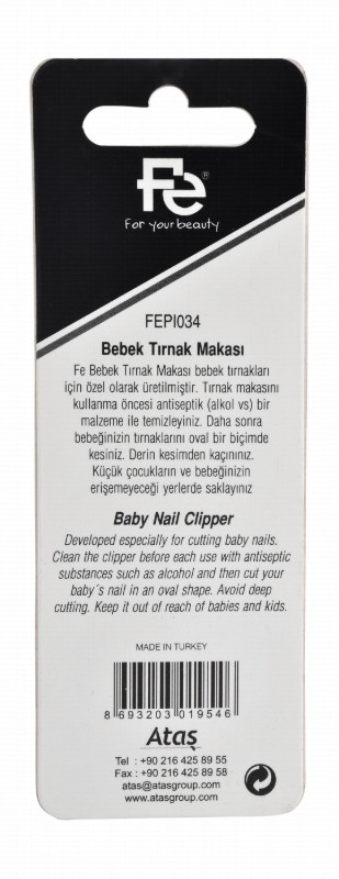 Fe Chrome Plated Baby Nail Clipper