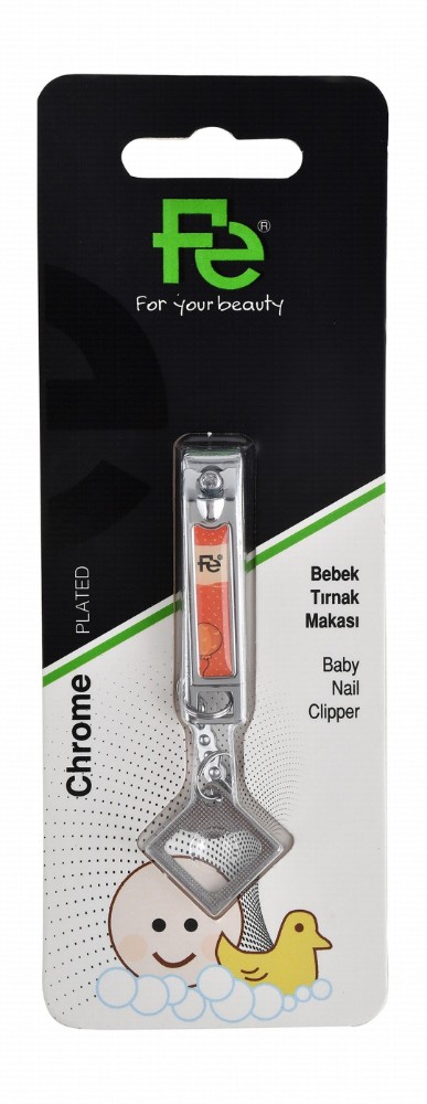 Fe orange Chrome Plated Baby Nail Clipper