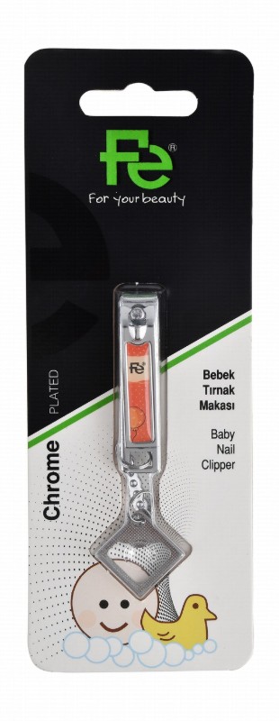Fe orange Chrome Plated Baby Nail Clipper