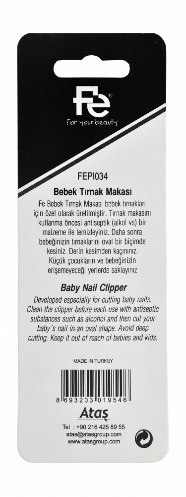 Fe orange Chrome Plated Baby Nail Clipper