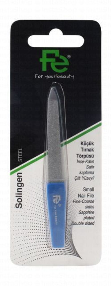 Fe Small Blue Sapphire Plated Nail File