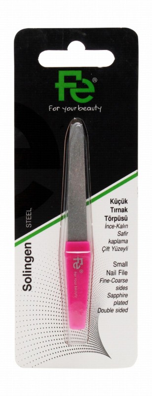 Fe Small Pink Sapphire Plated Nail File