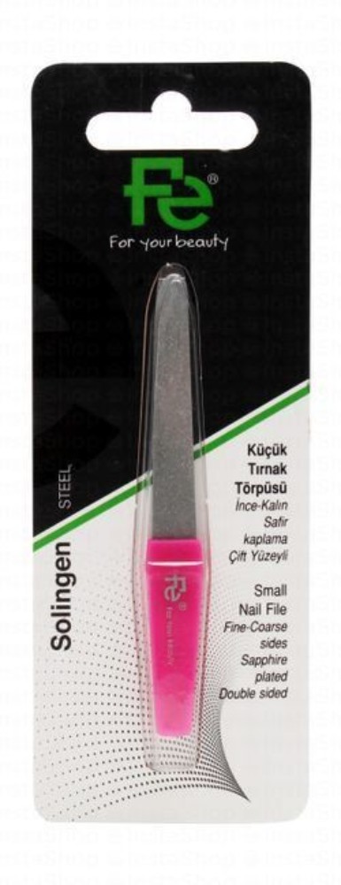 Fe Small Pink Sapphire Plated Nail File