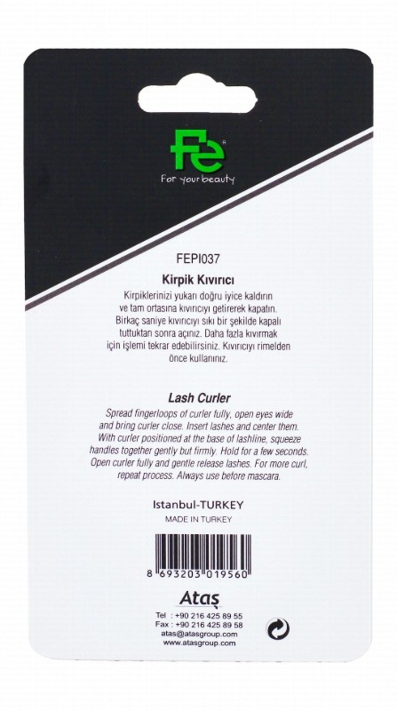 Fe Stainless Steel Eyelash Curler