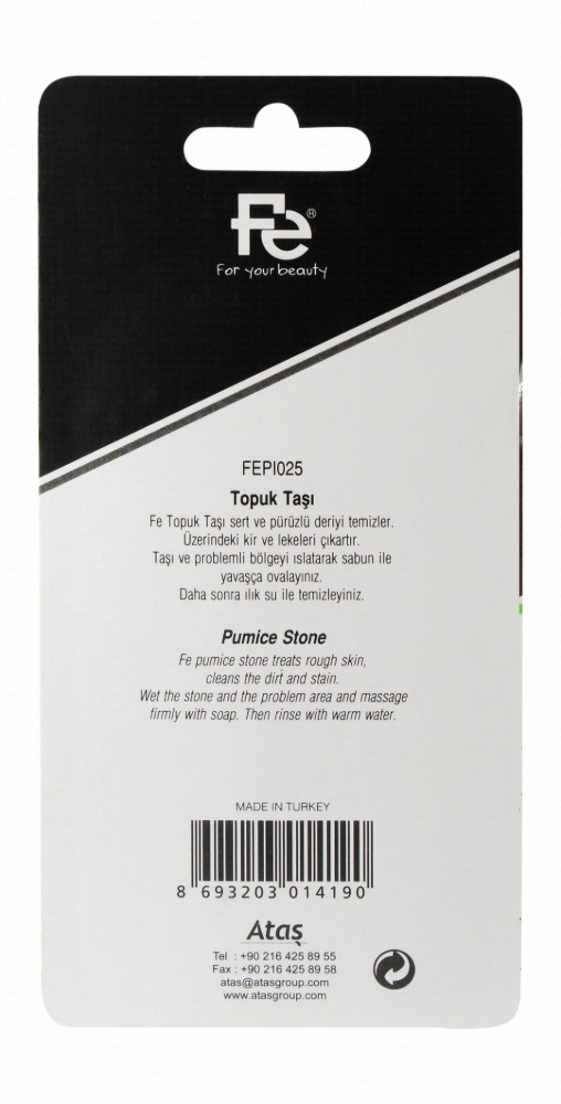 Fe White Pumice Stone