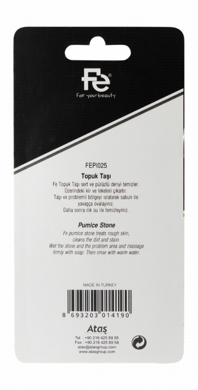 Fe White Pumice Stone
