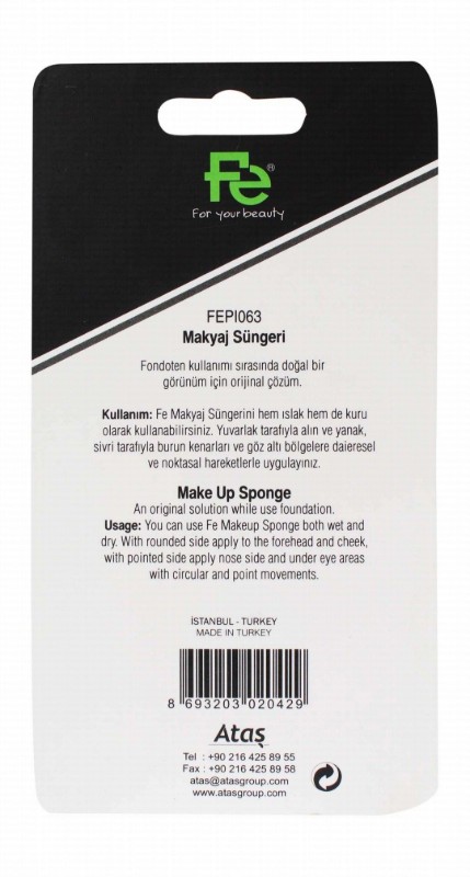 Fe Yellow Makeup Sponge