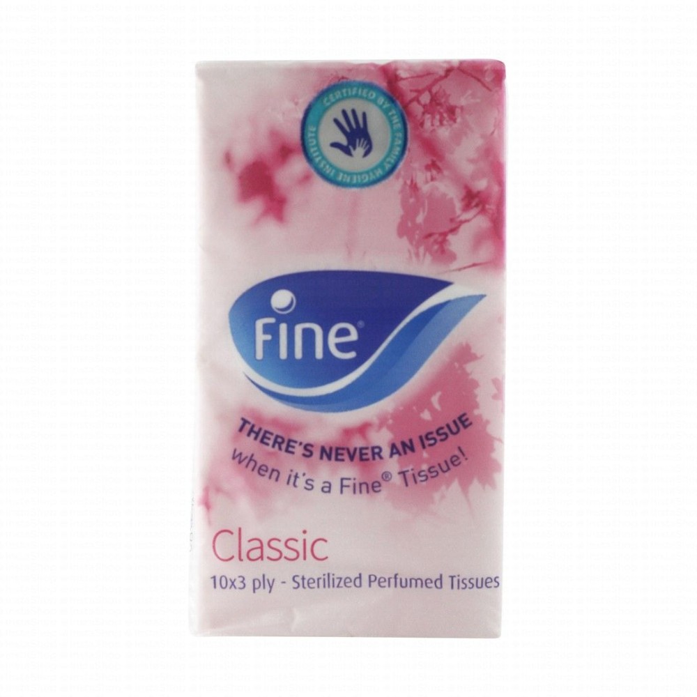 Fine Classic Pocket Sterilized Tissues 3ply