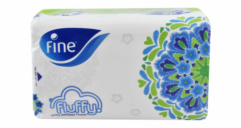 Fine Fluffy White Sterilized Soft Facial Tissues 2ply