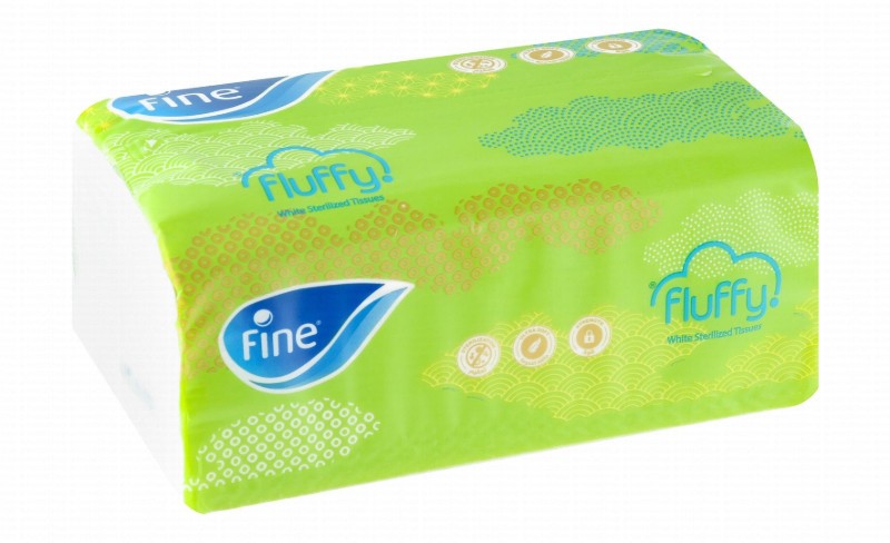 Fine Fluffy White Sterilized Soft Facial Tissues 2ply