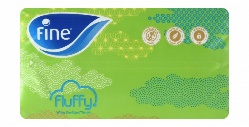 Fine Fluffy White Sterilized Soft Facial Tissues 2ply