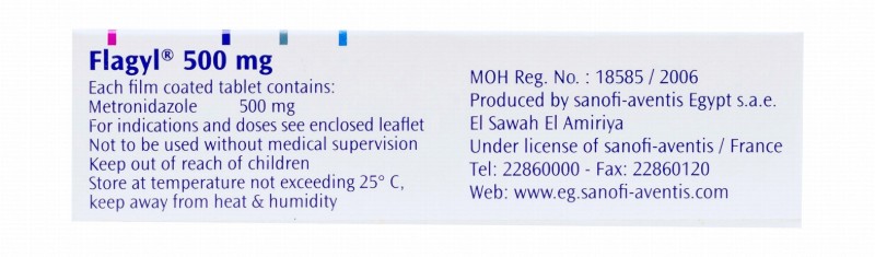 Flagyl 500mg Metronidazole
