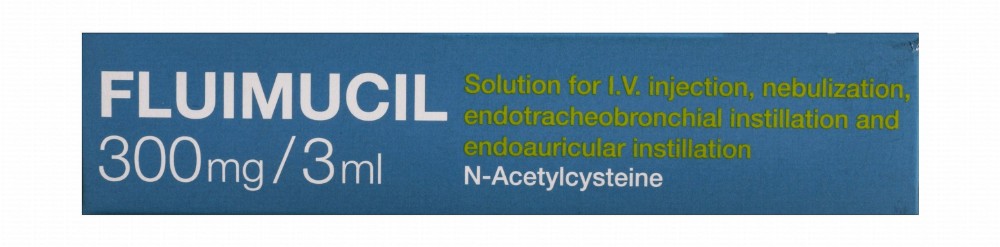 Fluimucil 300mg/3ml Solution for Intravenous Injection Ampoules