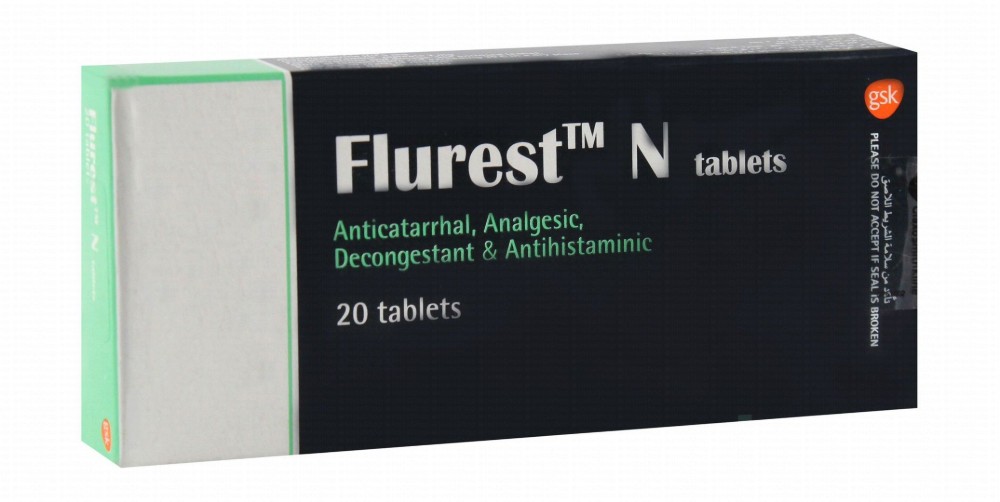 Flurest N Anticatarrhal, Analgesic, Antihistaminic & Decongestant
