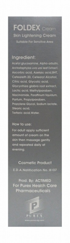 Foldex Lightening Body Cream