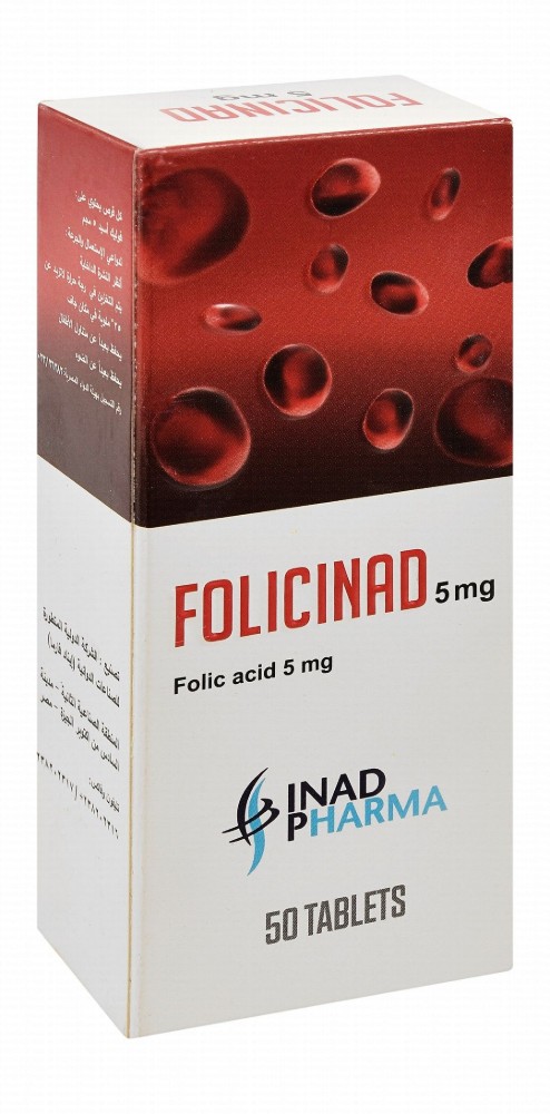 Folicinad 5mg Folic Acid Supplement