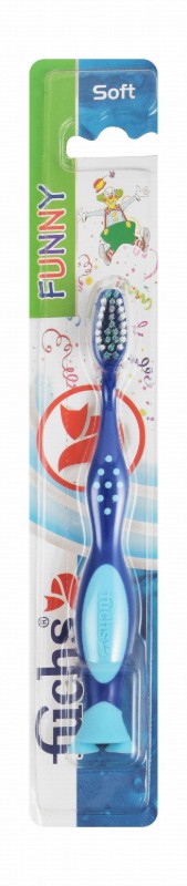 Fuchs Funny Blue Soft Toothbrush for Kids