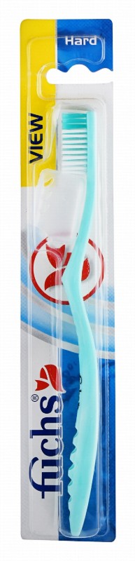Fuchs Mint Green View Hard Toothbrush