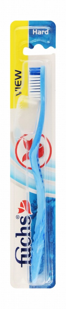Fuchs View Blue Hard Toothbrush