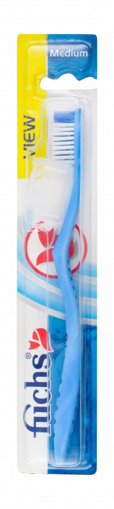 Fuchs View Blue Medium Toothbrush