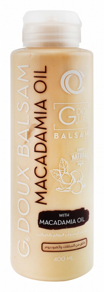G Doux Hair Balsam with Macadamia Oil for Stressed Hair - sulfate free