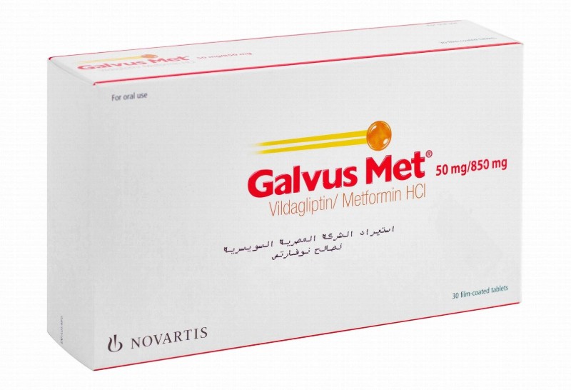 Galvus Met 50mg Vildagliptin & 850mg Metformin Hydrochloride