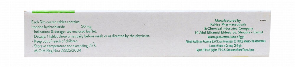 Ganaton 50mg Itopride Hydrochloride