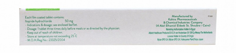 Ganaton 50mg Itopride Hydrochloride