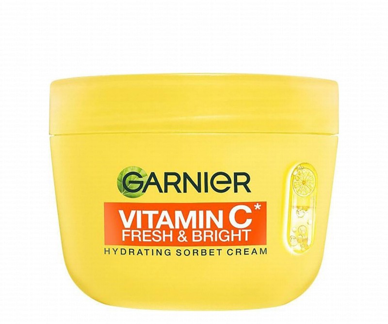 Garnier Fresh & Bright Hydrating Sorbet Face Cream with Vitamin C