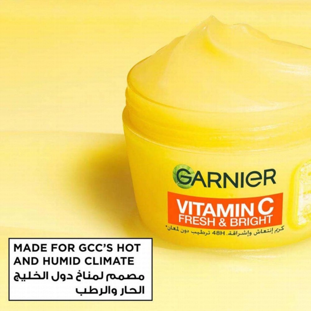 Garnier Fresh & Bright Hydrating Sorbet Face Cream with Vitamin C