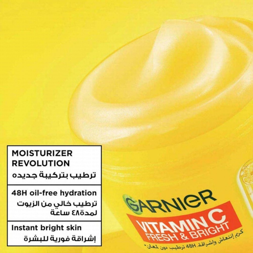 Garnier Fresh & Bright Hydrating Sorbet Face Cream with Vitamin C