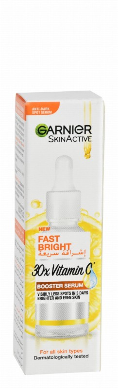 Garnier Skin Active Brightening Anti-Spots Face Serum with Vitamin C for All Skin Types