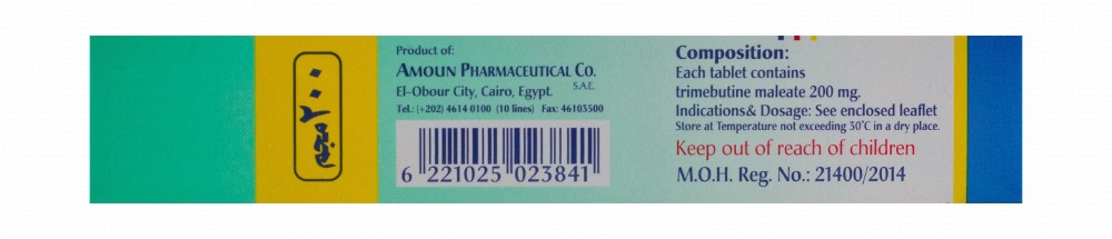 Gast-Reg 200mg Trimebutine Maleate for Gastrointestinal Motility Disorders