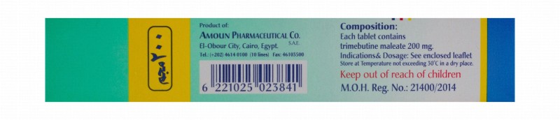 Gast-Reg 200mg Trimebutine Maleate for Gastrointestinal Motility Disorders