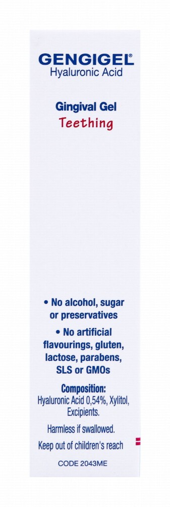Gengigel Teething Gingival Gel - SLS free, GMO free, alcohol free