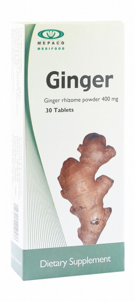 Ginger Rhizome 400mg Powder Supplement