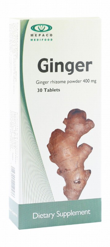 Ginger Rhizome 400mg Powder Supplement