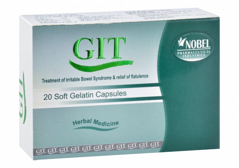 GIT Herbal Medication for Irritable Bowel Syndrome & Flatulence Relief
