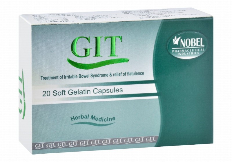 GIT Herbal Medication for Irritable Bowel Syndrome & Flatulence Relief