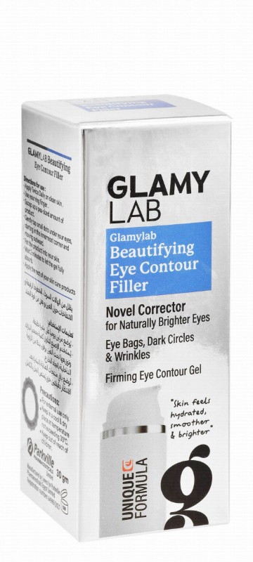 Glamy Lab Beautifying, Firming & Brightening Eye Contour Filler Gel for Dark Circles, Eye Bags & Wrinkles